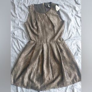 M black/gold dress midi, never worn